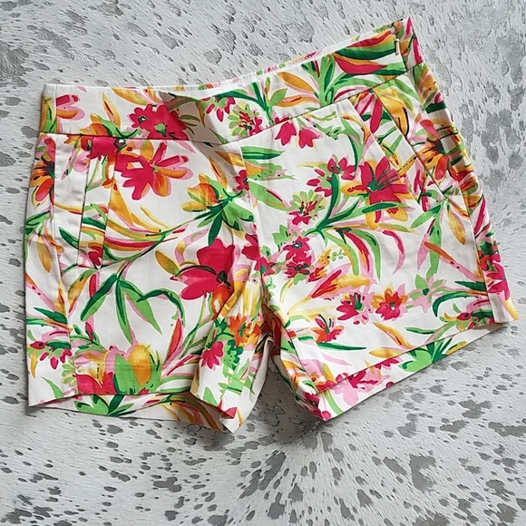 J. Crew Factory Pants - J. Crew Factory Printed Floral Shorts Sz2
